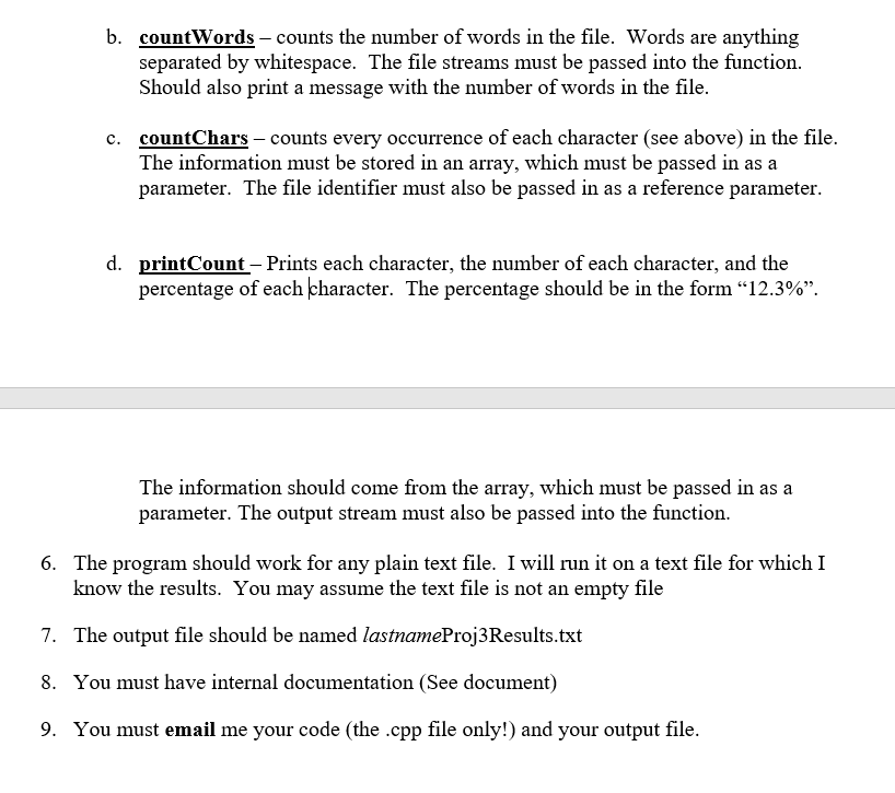 Solved General Description: You will write a program that | Chegg.com