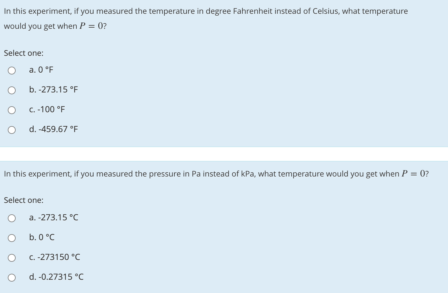 Solved In this experiment, if you measured the temperature | Chegg.com