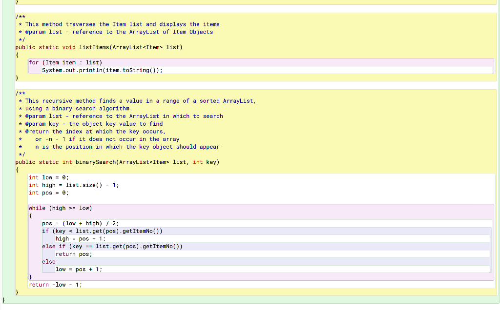 Solved Need help with Java. I need help with the "to do" | Chegg.com