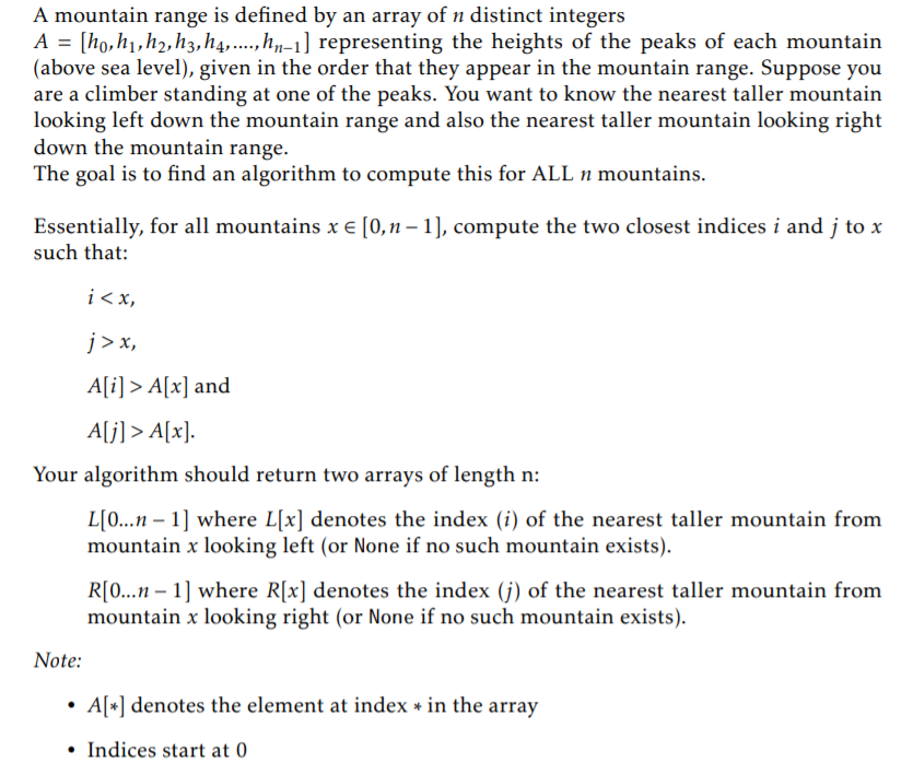 A Design A Divide And Conquer Algorithm To Solve Chegg Com