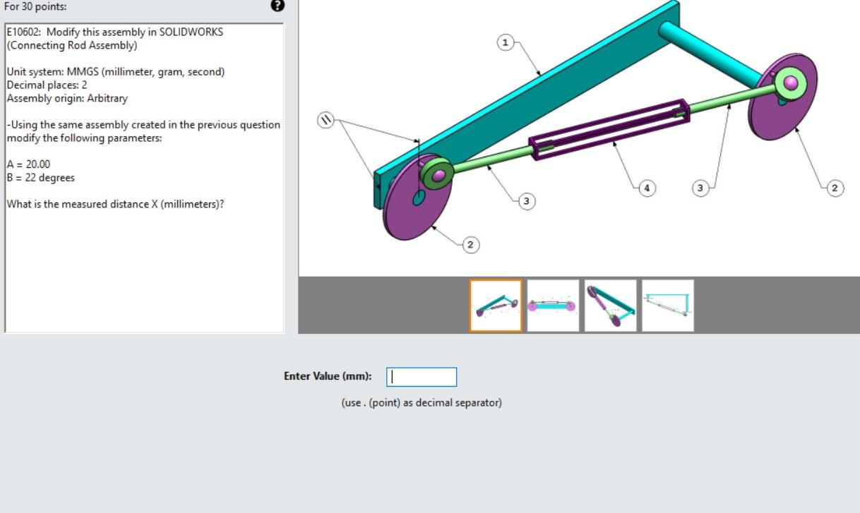 Solved E11501 Build this assembly in SOLIDWORKS (Connecting