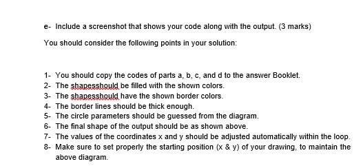 Solved Turtle Graphics is a Python feature like a drawing | Chegg.com