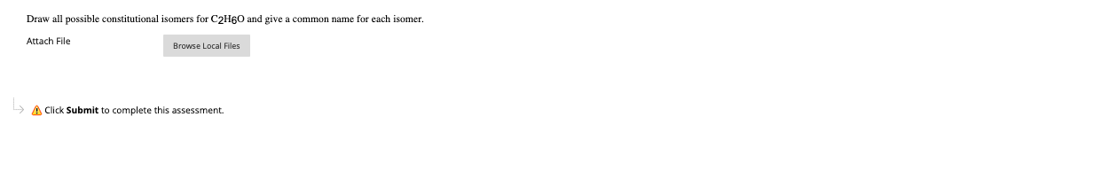Solved Draw all possible constitutional isomers for C2H6O | Chegg.com