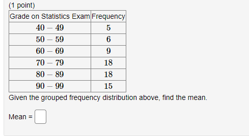 HOW TO FIND MEAN IN GROUPED FREQUENCY DISTRIBUTION visual data 5