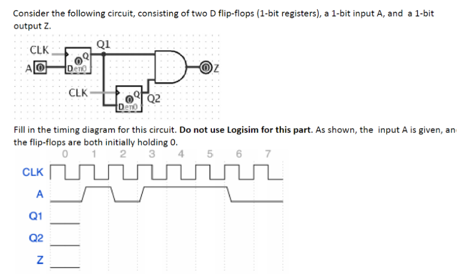 Solved Draw the signals by hand.Afterwards, test the | Chegg.com