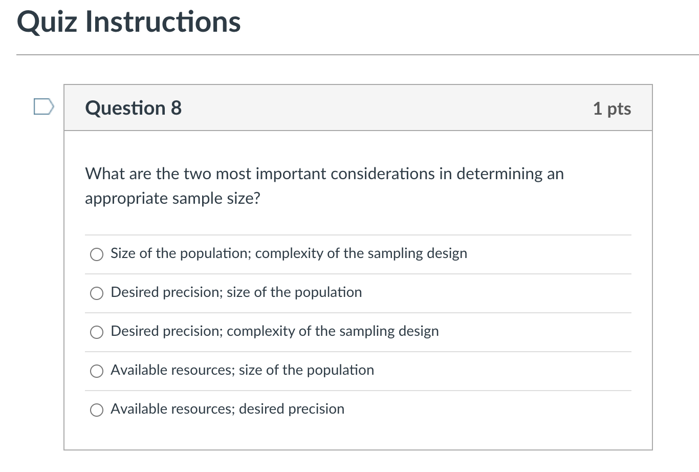 Solved Quiz Instructions Question 8 1 pts What are the two | Chegg.com
