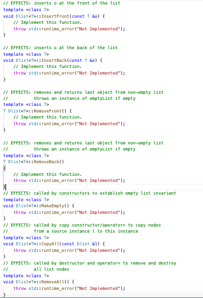 Solved 2.1 GENERAL REQUIREMENTS You must fully implement the | Chegg.com