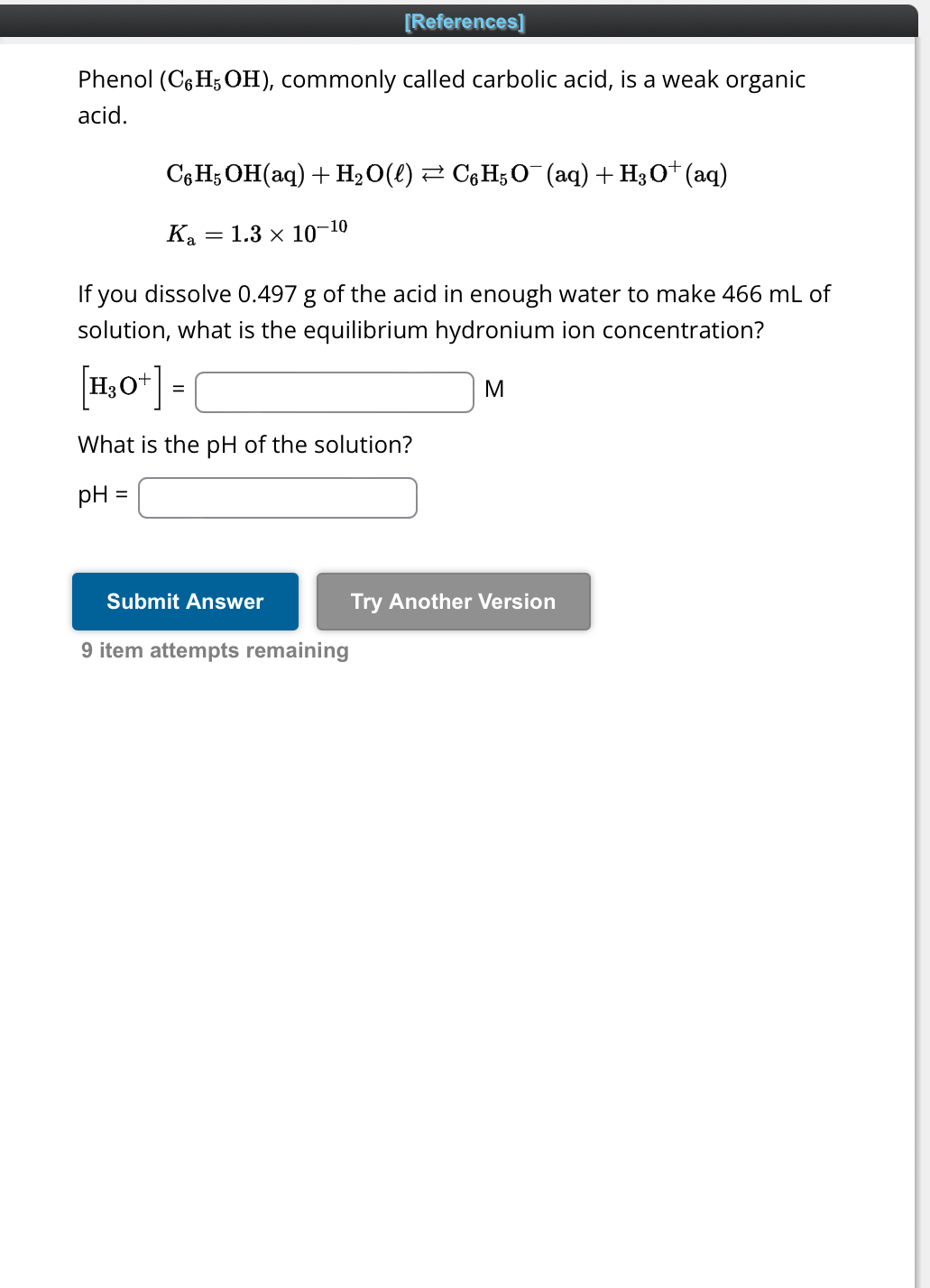 Solved Phenol (C6H5OH), commonly called carbolic acid, is a