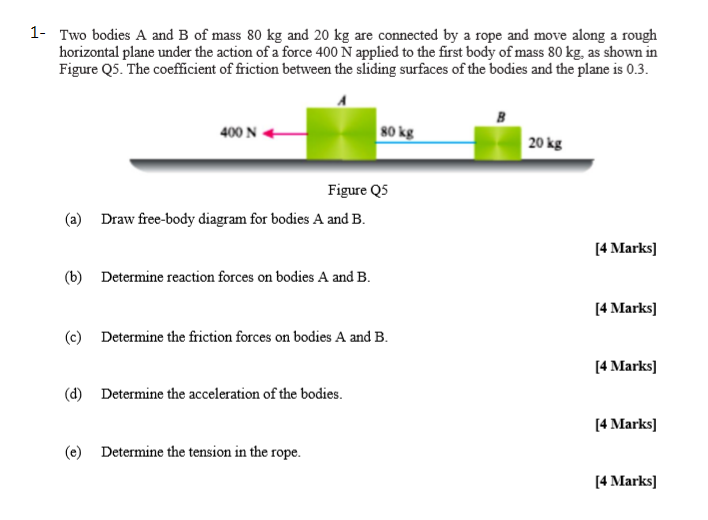 solved-1-two-bodies-a-and-b-of-mass-80-kg-and-20-kg-are-chegg