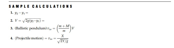 Solved Here Is What The Lab Is About (ballistic Pendulum | Chegg.com