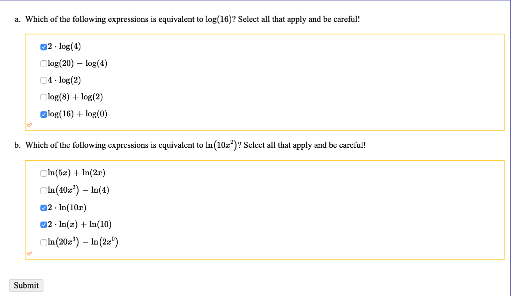 Solved A Which Of The Following Expressions Is Equivalent Chegg Solved A Which Of The Following Expressions Is Equivalent Chegg