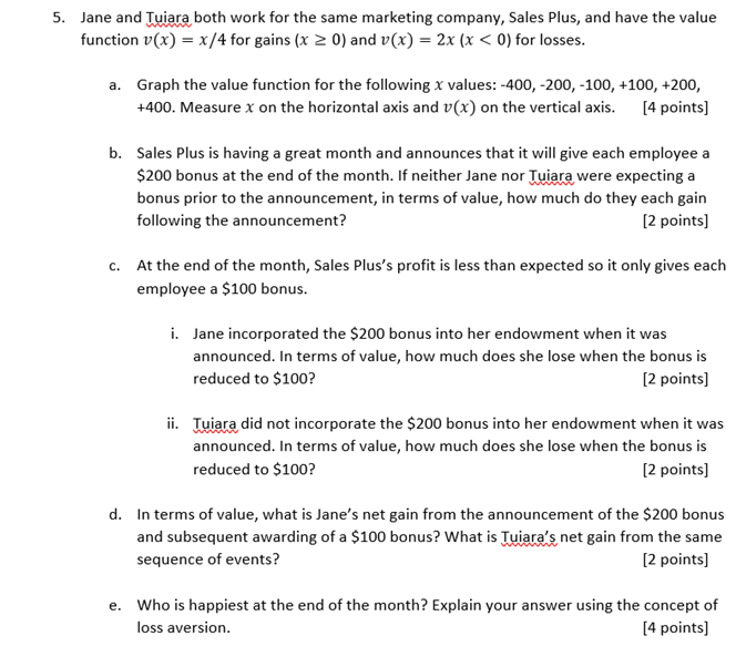 Solved Hi there, this is behavioural economics, your help | Chegg.com