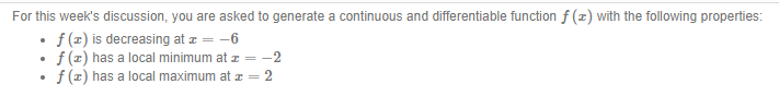 Solved For this week's discussion, you are asked to generate | Chegg.com