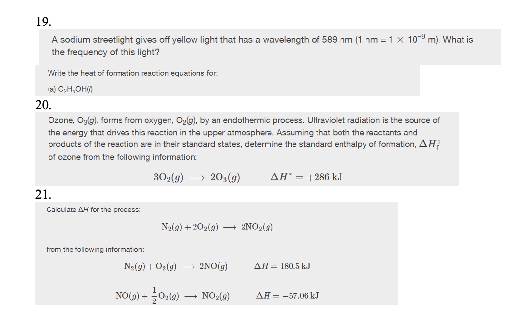 Solved A sodium streetlight gives off yellow light that has | Chegg.com