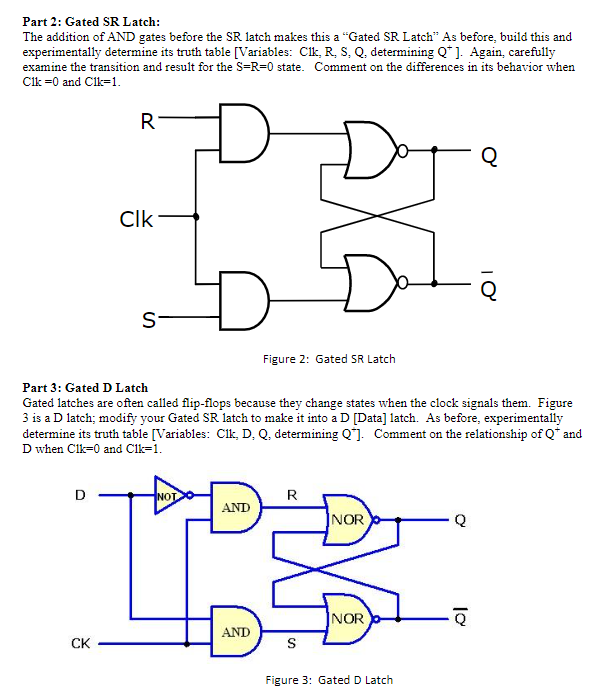 Solved Laboratory Exercise: Part 1: SR latch Figure 1 is a | Chegg.com