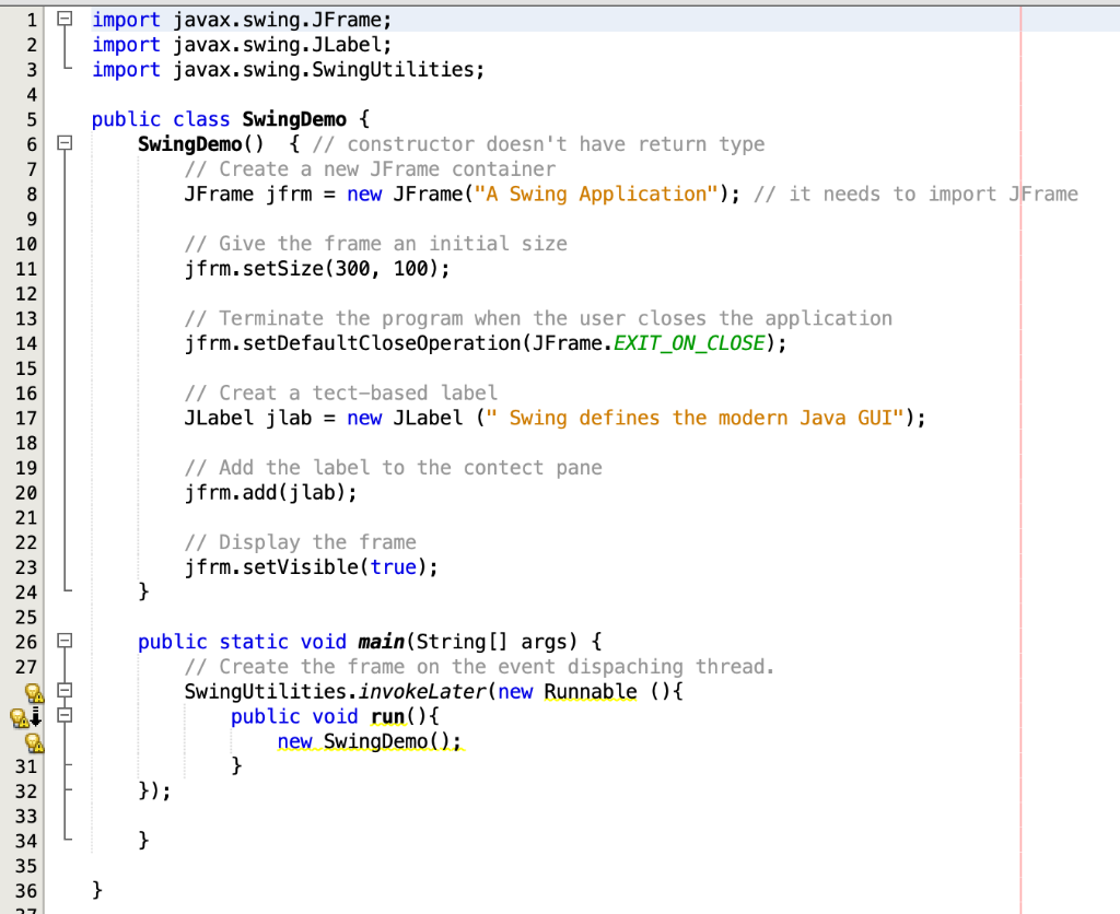 java swing mvc example project