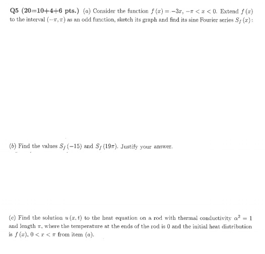 Solved Fourier Series? Math 219 Differential Equations Check | Chegg.com