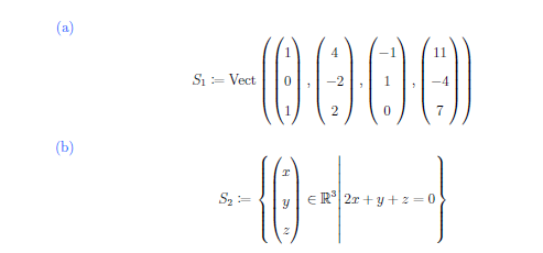 Solved Determine a basis and the dimension of the following | Chegg.com