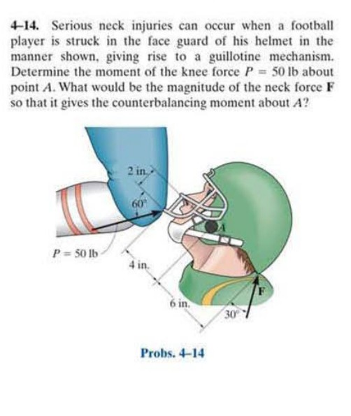 Solved 414. Serious neck injuries can occur when a football