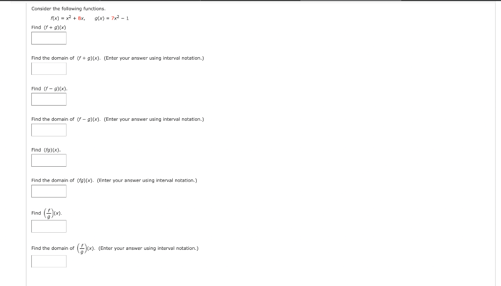 solved-consider-the-following-functions-f-x-x2-8x-chegg