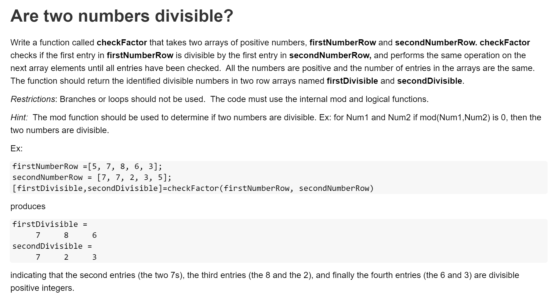 solved-are-two-numbers-divisible-write-a-function-called-chegg