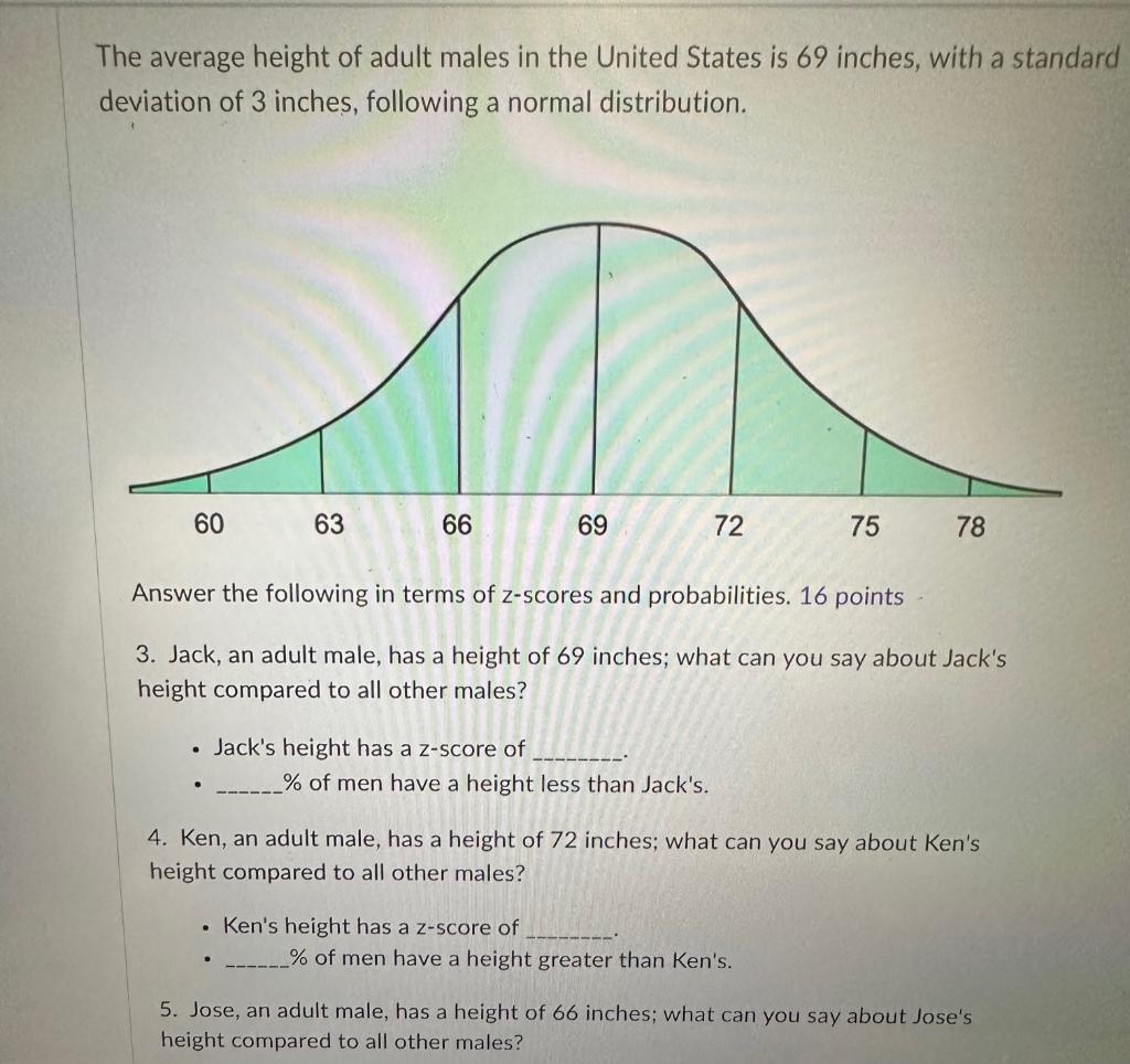 What is the average height for men?