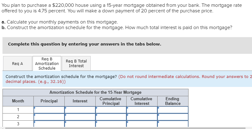 interest rate calculator mortgage