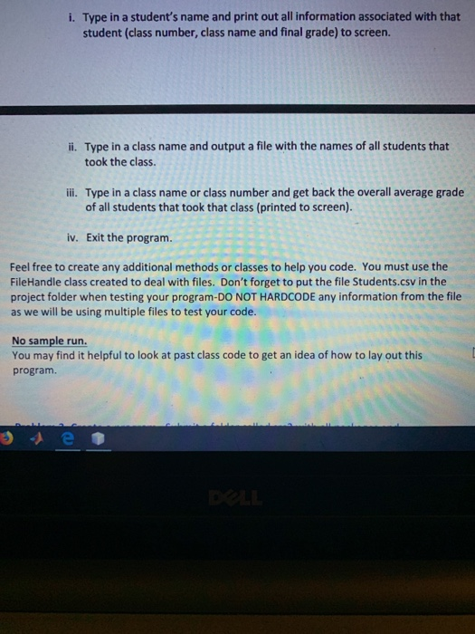 Problem 2-Create a program. Submit the whole src | Chegg.com