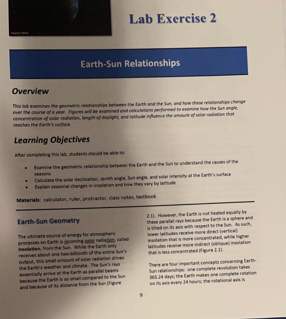 Solved Overview This Lab Examines The Geometric Chegg Com