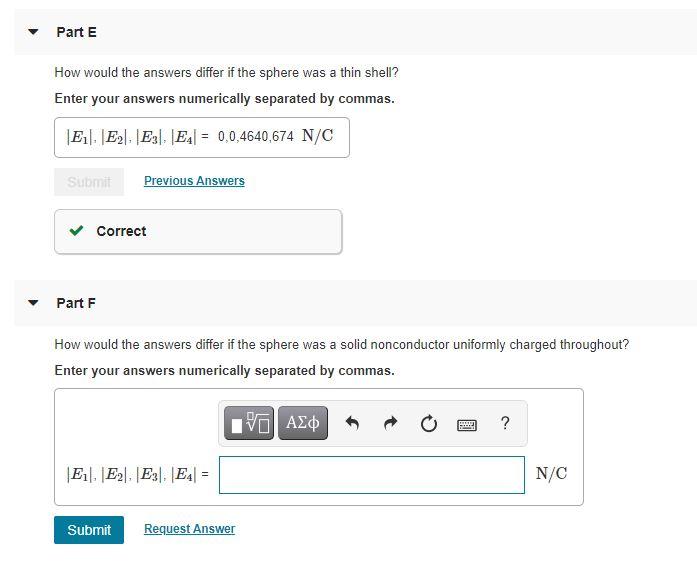 Solved A solid metal sphere of radius 3.00 m carries a total