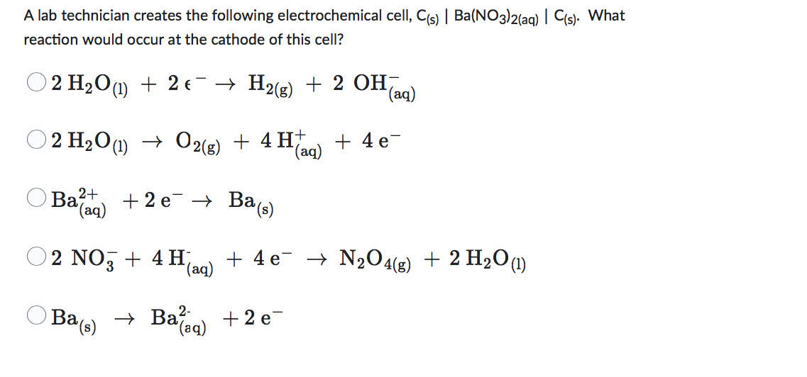 Solved A lab technician creates the following | Chegg.com