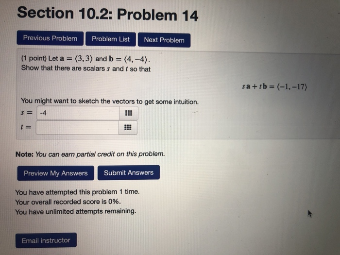 Solved Section 10.2: Problem 14 Previous Problem Problem | Chegg.com
