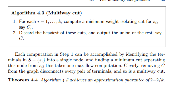 Solved a 4.1 Show that Algorithm 4.3 can be used as a | Chegg.com