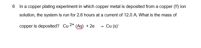 copper plated nails experiment