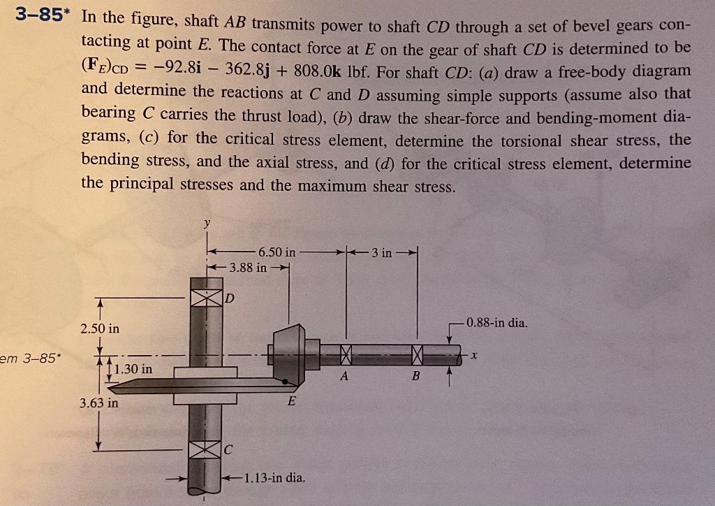 Solved The question is 11-47, it just references 3-85 for | Chegg.com