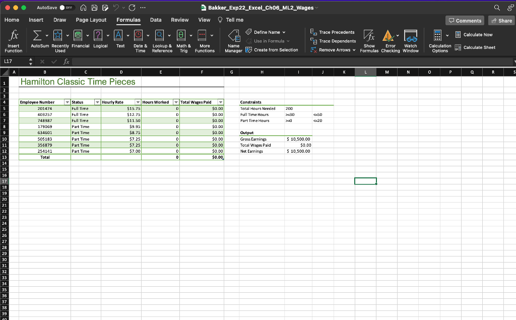 Project Description You are the business manager for