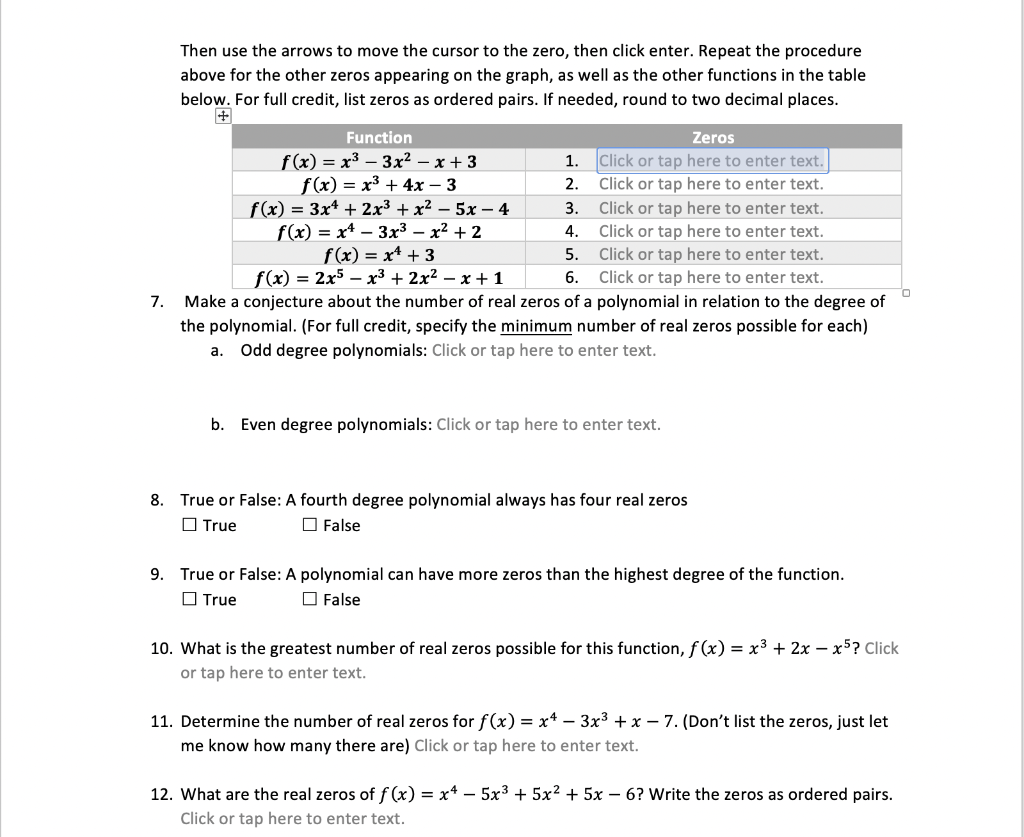 Solved Then use the arrows to move the cursor to the zero, | Chegg.com