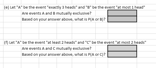 Solved Note: Use "T" For Tails And "H" For Heads | Chegg.com