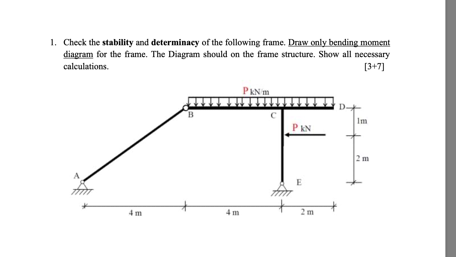 Solved 1. Check the stability and determinacy of the | Chegg.com
