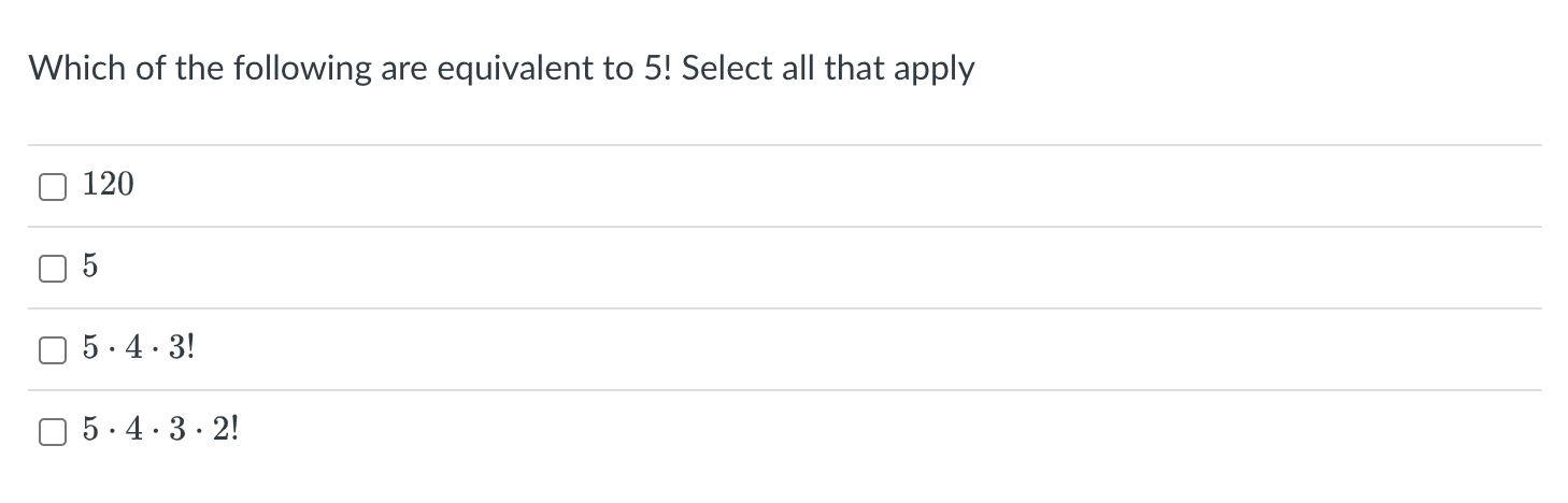 solved-which-of-the-following-are-equivalent-to-5-select-chegg