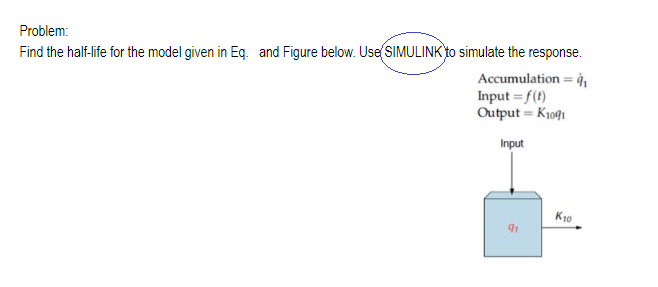 Solved SIMULINK MUST be used to simulate the response. Do | Chegg.com