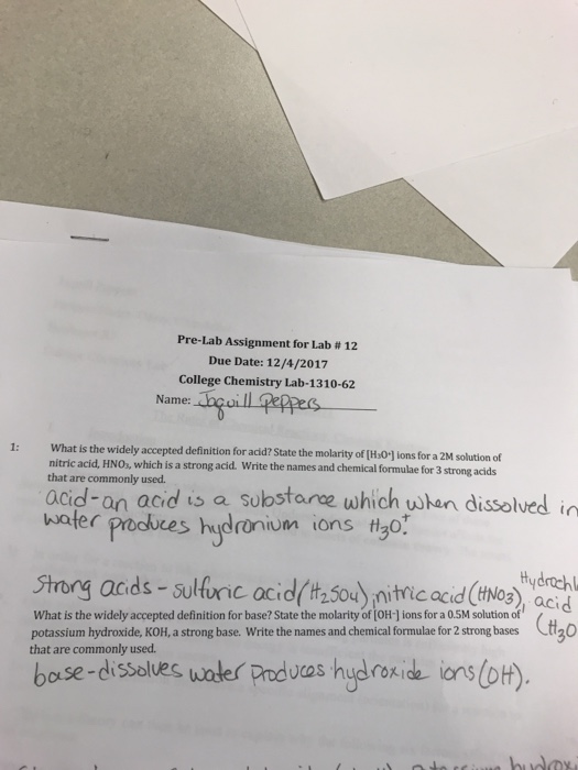 Solved Pre-Lab Assignment for Lab # 12 Due Date: 12/4/2017 | Chegg.com