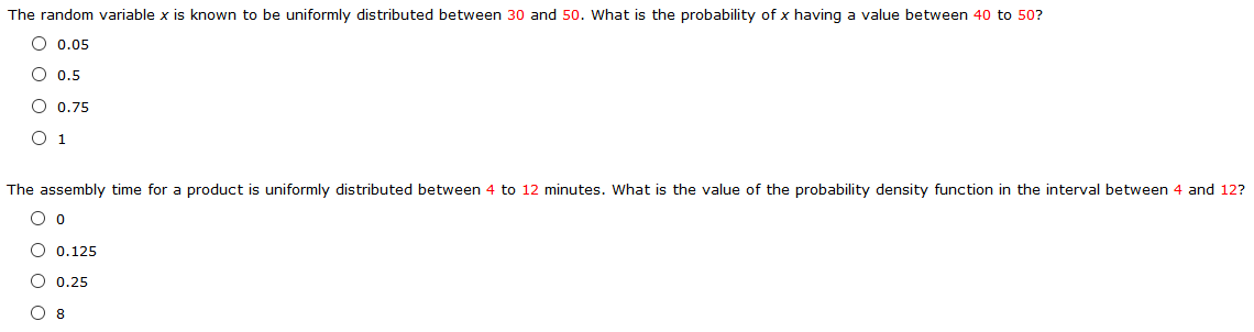 Solved The Random Variable X Is Known To Be Uniformly 2575