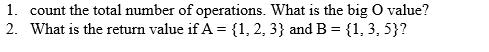 Big Operation Math Solved count the total number of operations. What is the big | Chegg.com
