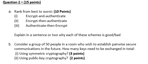 Solved b. Consider a group of 50 people in a room who wish | Chegg.com