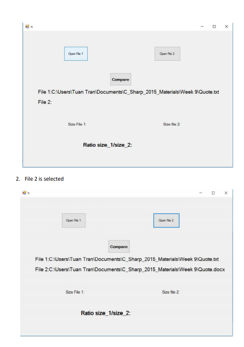 This is a C# Form done in Visual Studio, need step by 