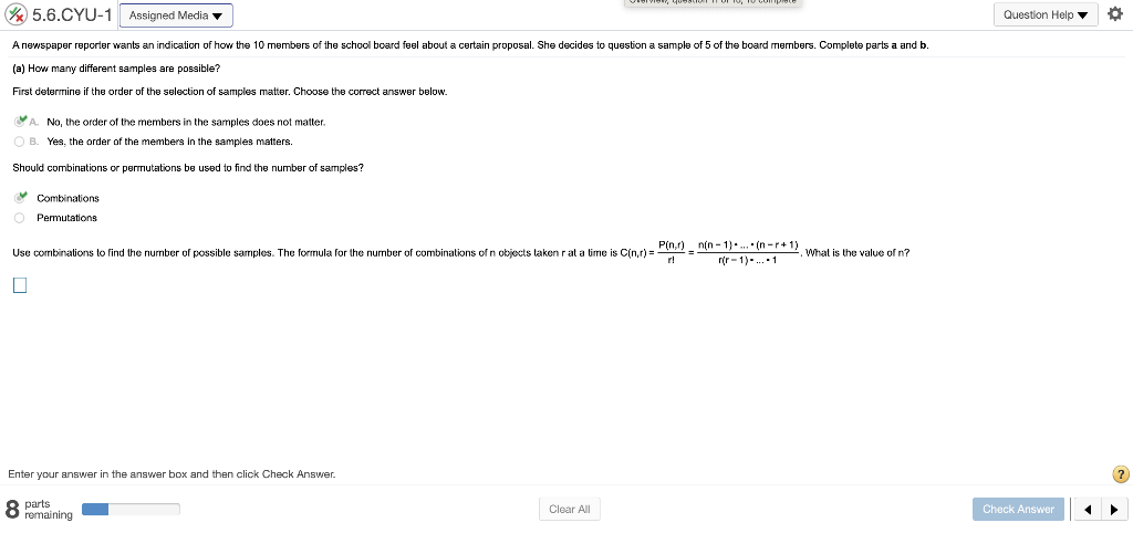 Solved 5.6.CYU-1 Assigned Media Question Help 0 A newspaper | Chegg.com