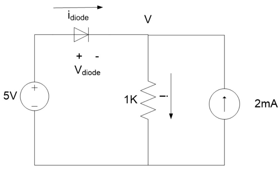 Solved Forward bias voltage drop across the diode of | Chegg.com