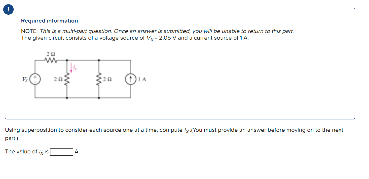 Solved ! Required information NOTE: This is a multi-part