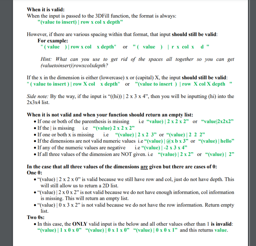 Solved The signature of each function is provided below, do | Chegg.com
